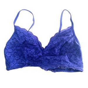 Blue Lace Bralette - S